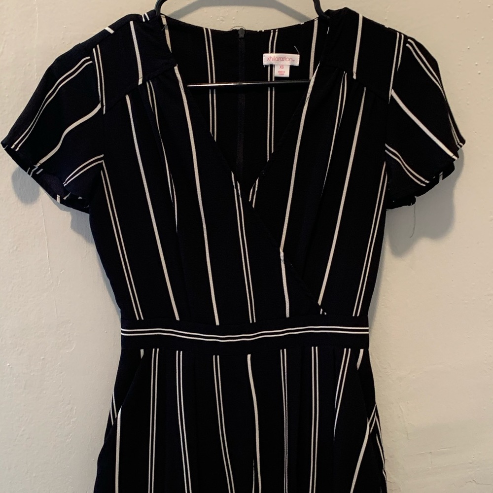 Striped play suit